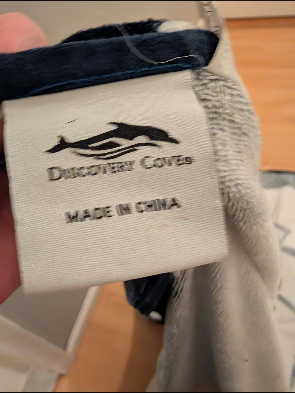 Discovery Cove Orlando I Swam With Dolphins Cotton Beach Towel Souvenir (EUC)